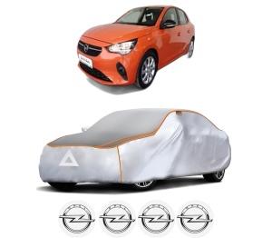 Husa Prelata Antigrindina Auto OPEL CORSA F (P2JO) din 2019-2023, Protectie auto contra intemperiilor la grindina, Waterproof, 4x Stickere auto OPEL - Img 2