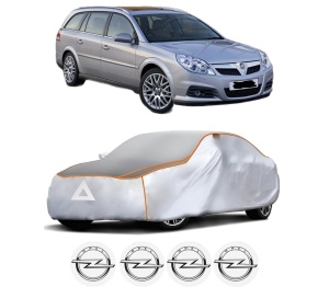 Husa Prelata Antigrindina Auto OPEL VECTRA C Estate (Z02) din 2003-2009, Protectie auto contra intemperiilor la grindina, Waterproof, 4x Stickere auto OPEL - Img 2