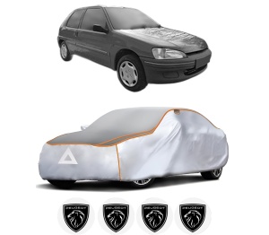 Husa Prelata Antigrindina Auto PEUGEOT 106 Van II Hatchback Van (1S_) din 1996-2001, Protectie auto contra intemperiilor la grindina, Waterproof, 4x Stickere auto PEUGEOT - Img 2