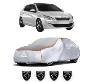 Husa Prelata Antigrindina Auto PEUGEOT 308 Hatchback Van (LB_) din 2015-2021, Protectie auto contra intemperiilor la grindina, Waterproof, 4x Stickere auto PEUGEOT - Img 2