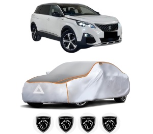 Husa Prelata Antigrindina Auto PEUGEOT 5008 II Van (MC_, MJ_) din 2018, Protectie auto contra intemperiilor la grindina, Waterproof, 4x Stickere auto PEUGEOT - Img 2