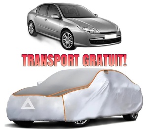 Husa Prelata Antigrindina Auto RENAULT LAGUNA III (BT0/1) din 2007-2015, Protectie auto contra intemperiilor la grindina, Waterproof, 4x Stickere auto RENAULT