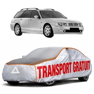 Husa Prelata Antigrindina Auto ROVER 75 I Tourer (RJ) din 2001-2005, Protectie auto contra intemperiilor la grindina, Waterproof, 4x Stickere auto ROVER