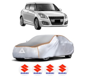 Husa Prelata Antigrindina Auto SUZUKI SWIFT IV (FZ, NZ) din 2010-2013, Protectie auto contra intemperiilor la grindina, Waterproof, 4x Stickere auto SUZUKI - Img 2