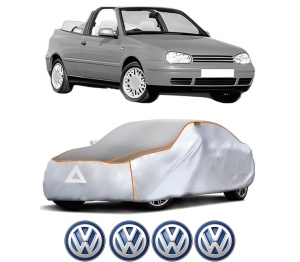 Husa Prelata Antigrindina Auto Volskwagen GOLF IV Cabriolet (1E7) din 1998-2002, Protectie auto contra intemperiilor la grindina, Waterproof, 4x Stickere auto Volskwagen - Img 2