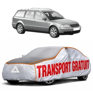 Husa Prelata Antigrindina Auto Volskwagen PASSAT B5.5 Variant (3B6) din 2000-2005, Protectie auto contra intemperiilor la grindina, Waterproof, 4x Stickere auto Volskwagen