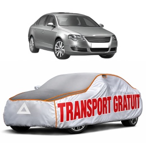 Husa Prelata Antigrindina Auto Volskwagen PASSAT B6 (3C2) din 2005-2010, Protectie auto contra intemperiilor la grindina, Waterproof, 4x Stickere auto Volskwagen