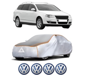 Husa Prelata Antigrindina Auto Volskwagen PASSAT B6 Variant (3C5) din 2005-2011, Protectie auto contra intemperiilor la grindina, Waterproof, 4x Stickere auto Volskwagen - Img 2