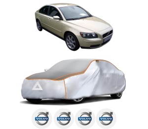 Husa Prelata Antigrindina Auto VOLVO S40 II (544) din 2004-2012, Protectie auto contra intemperiilor la grindina, Waterproof, 4x Stickere auto VOLVO - Img 2