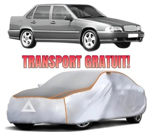 Husa Prelata Antigrindina Auto VOLVO S70 (874) din 1996-2000, Protectie auto contra intemperiilor la grindina, Waterproof, 4x Stickere auto VOLVO