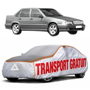 Husa Prelata Antigrindina Auto VOLVO S70 (874) din 1996-2000, Protectie auto contra intemperiilor la grindina, Waterproof, 4x Stickere auto VOLVO