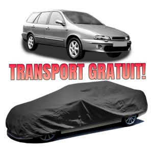 Husa prelata auto pentru FIAT MAREA Weekend (185_) 1996 - 2003, culoare negru, material textil impermeabil, rezistanta la intemperii praf UV, CARPASSION Husa Protectie