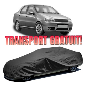 Husa prelata auto pentru FIAT SIENA (178_, 172_) / ALBEA 1996 - 2012, culoare negru, material textil impermeabil, rezistanta la intemperii praf UV, CARPASSION Husa Protectie