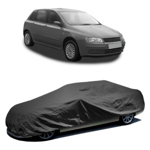 Husa prelata auto pentru FIAT STILO (192_) 2001 - 2007, culoare negru, material textil impermeabil, rezistanta la intemperii praf UV, CARPASSION Husa Protectie - Img 2