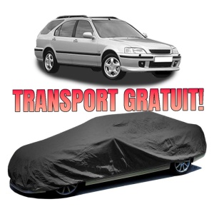 Husa prelata auto pentru HONDA CIVIC VI Aerodeck (MB, MC) 1998 - 2001, culoare negru, material textil impermeabil, rezistanta la intemperii praf UV, CARPASSION Husa Protectie