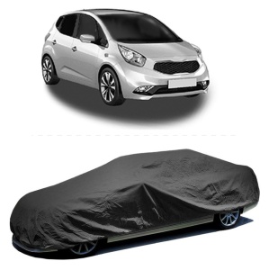 Husa prelata auto pentru KIA VENGA Hatchback Van (YN) 2015, culoare negru, material textil impermeabil, rezistanta la intemperii praf UV, CARPASSION Husa Protectie - Img 2