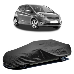 Husa prelata auto pentru KIA VENGA (YN) 2010 - 2019, culoare negru, material textil impermeabil, rezistanta la intemperii praf UV, CARPASSION Husa Protectie - Img 2