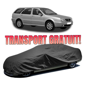 Husa prelata auto pentru LANCIA LYBRA SW (839_) 1999 - 2005, culoare negru, material textil impermeabil, rezistanta la intemperii praf UV, CARPASSION Husa Protectie