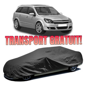 Husa prelata auto pentru OPEL ASTRA H Estate (A04) 2004 - 2014, culoare negru, material textil impermeabil, rezistanta la intemperii praf UV, CARPASSION Husa Protectie