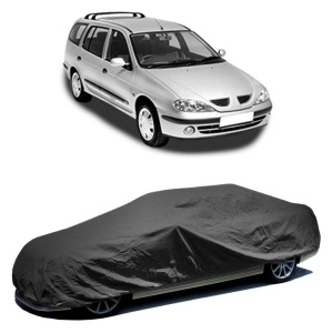 Husa prelata auto pentru RENAULT MEGANE I Grandtour (KA0/1_) 1999 - 2003, culoare negru, material textil impermeabil, rezistanta la intemperii praf UV, CARPASSION Husa Protectie - Img 2