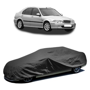 Husa prelata auto pentru ROVER 45 I Hatchback (RT) 2000 - 2005, culoare negru, material textil impermeabil, rezistanta la intemperii praf UV, CARPASSION Husa Protectie - Img 2