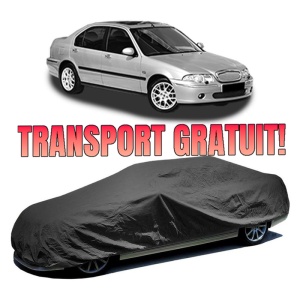 Husa prelata auto pentru ROVER 45 I Saloon (RT) 2000 - 2005, culoare negru, material textil impermeabil, rezistanta la intemperii praf UV, CARPASSION Husa Protectie