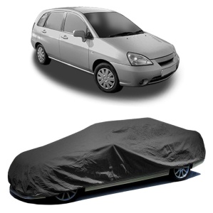 Husa prelata auto pentru SUZUKI LIANA Hatchback 2001 - 2007, culoare negru, material textil impermeabil, rezistanta la intemperii praf UV, CARPASSION Husa Protectie - Img 2
