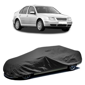 Husa prelata auto pentru Volkswagen Bora I (1J2) 1998 - 2013, culoare negru, material textil impermeabil, rezistanta la intemperii praf UV, CARPASSION Husa Protectie - Img 2