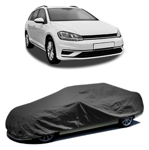 Husa prelata auto pentru Volkswagen Golf VAN VII Variant (BA5) 2013 - 2017, culoare negru, material textil impermeabil, rezistanta la intemperii praf UV, CARPASSION Husa Protectie - Img 2