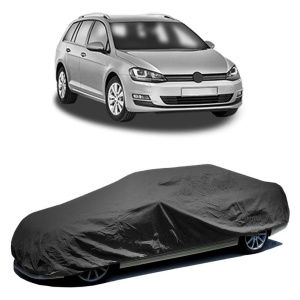 Husa prelata auto pentru Volkswagen Golf VII Variant (BA5, BV5) 2013 - 2021, culoare negru, material textil impermeabil, rezistanta la intemperii praf UV, CARPASSION Husa Protectie - Img 2