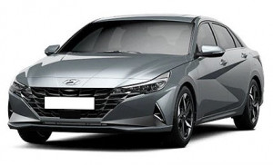 Hyundai Elantra VII Din 2021 - Prezent, Sedan , Set Covorase Auto Tip Tavita Premium 3D, din cauciuc accesorii pentru autoturismul tau - masina v163385