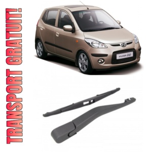Hyundai I10 Brat stergator pentru luneta spate cu lamela 320 mm, compatibil cu Hyundai I10 Hatchback fabricat intre 2008-2013, calitate extra - Img 1