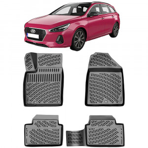 Hyundai I30 III 2016- Set Covorase Auto Cauciuc Premium Umbrella accesorii pentru autoturismul tau - masina v149611