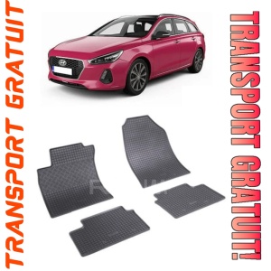 Hyundai I30 III, Combi, fabricat din 02.2017 - Prezent, set covorase auto dedicate, din cauciuc 100% Premium