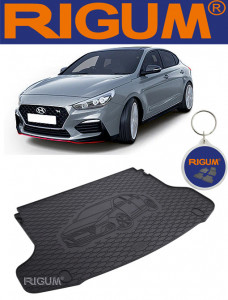 Hyundai I30 III Fastback din 12.2017 - 2020, Tavita Pentru Portbagaj Lux Premium Dedicata, Portbagaj Inferior *2 accesorii pentru autoturismul tau - masina v189298
