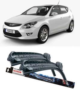 Hyundai I30 Set 2 stergatoare parbriz Bosch Aerotwin 600/475mm compatibile cu Hyundai i30 (GD) (2011-2016) (65 cm / 34 cm) accesorii pentru autoturismul tau - masina v116263
