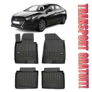 Hyundai I40 Din 01.2012 - Prezent Sedan Set Covorase Auto Tip Tavita Premium 3D, din cauciuc