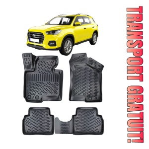 Hyundai Ix35 2009-2015 Set 4 covorase auto din cauciuc tip tavita premium line 3D - Img 1