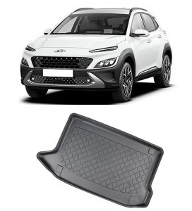 Hyundai Kona Hybrid Suv din 09.2019 - Prezent, Tavita Pentru Portbagaj Lux Premium Dedicata, InclusIV Facelift *1 accesorii pentru autoturismul tau - masina v188967