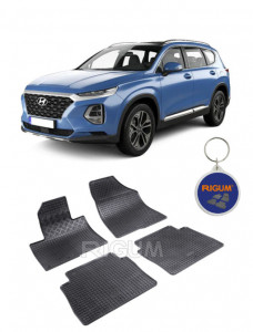 Hyundai Santa Fe I, Suv, fabricat din 2010 - 2012, set covorase auto dedicate, din cauciuc 100% Premium accesorii pentru autoturismul tau - masina v158291