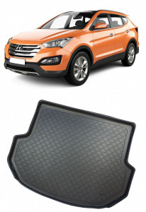 Hyundai Santa Fe III Suv din 09.2012 - 07.2018, Tavita Pentru Portbagaj Lux Premium Dedicata, 5 Locuri *2 accesorii pentru autoturismul tau - masina v199317