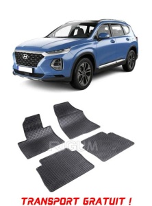 Hyundai Santa Fe III, Suv, fabricat din 09.2012 - 07.2018, set covorase auto dedicate, din cauciuc 100% Premium - Transport Gratuit accesorii pentru autoturismul tau - masina v39288