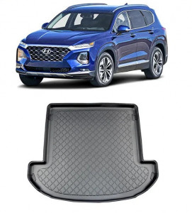 Hyundai Santa Fe IV Suv din 08.2018 - 2020, Tavita Pentru Portbagaj Lux Premium Dedicata, 7 Locuri *1 accesorii pentru autoturismul tau - masina v191785