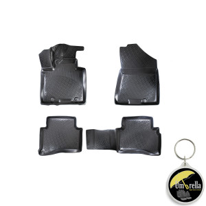 Hyundai Tucson III 2015-2020 Set 4 covorase auto din cauciuc tip tavita premium line 3D accesorii pentru autoturismul tau - masina v242108