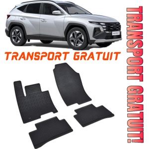 Hyundai Tucson MhEV, Suv, fabricat din 12.2020 - Prezent, set covorase auto dedicate, din cauciuc 100% Premium
