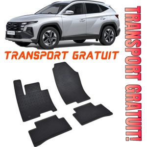 Hyundai Tucson MhEV, Suv, fabricat din 12.2020 - Prezent, set covorase auto dedicate, din cauciuc 100% Premium - Transport Gratuit