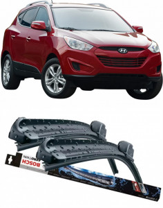 Hyundai Tucson Set 2 stergatoare parbriz Bosch Bosch Aerotwin compatibile cu Hyundai Tucson 2004-2012 (60 cm / 40 cm) accesorii pentru autoturismul tau - masina v130599