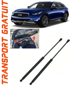 Infiniti QX70 Set 2 amortizoare pentru portbagaj Krosno compatibil cu Infiniti QX70 SUV fabricat intre 2013 accesorii pentru autoturismul tau - masina v86336