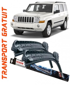 Jeep Commander Set 2 stergatoare parbriz Bosch Bosch Aerotwin 45 cm/45 cm compatibile cu Jeep Commander Van (Xh) din 2005-2010 (45 cm / 45 cm) accesorii pentru autoturismul tau - masina v124008