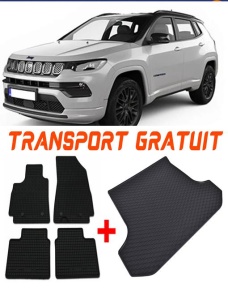 Jeep Compass II (Mp) 4Xe din 07.2020 - Prezent Suv *1 , Set Covorase + tavita portbagaj auto accesorii pentru autoturismul tau - masina v268